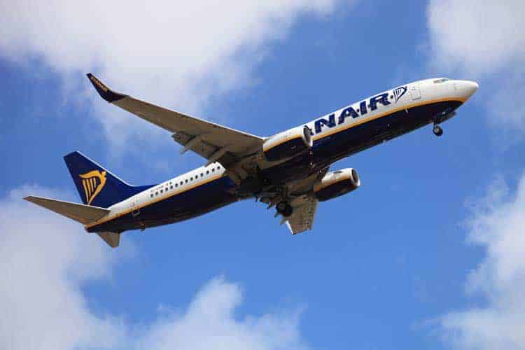 Avião da Ryanair