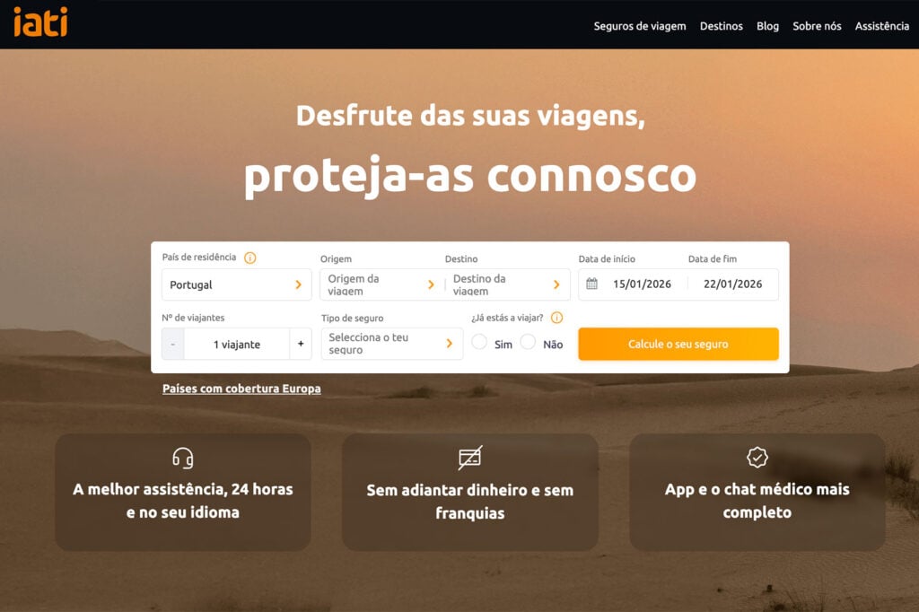 Seguro de viagem IATI