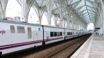 Comboio Sud Express em Lisboa