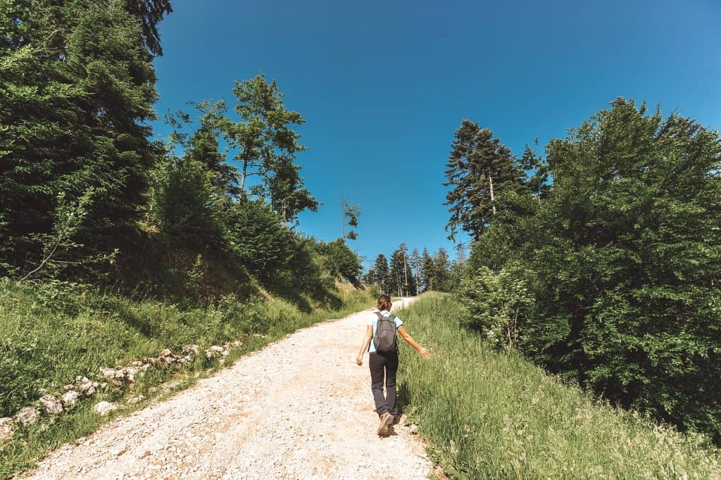 Caminhada em Poiana Brasov, Roménia