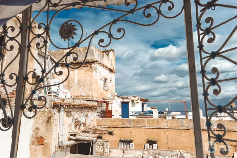 Zona alta do kasbah de Argel