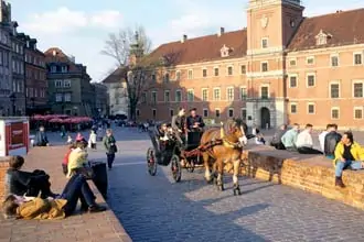 Cidade Antiga, a parte turística de Varsóvia