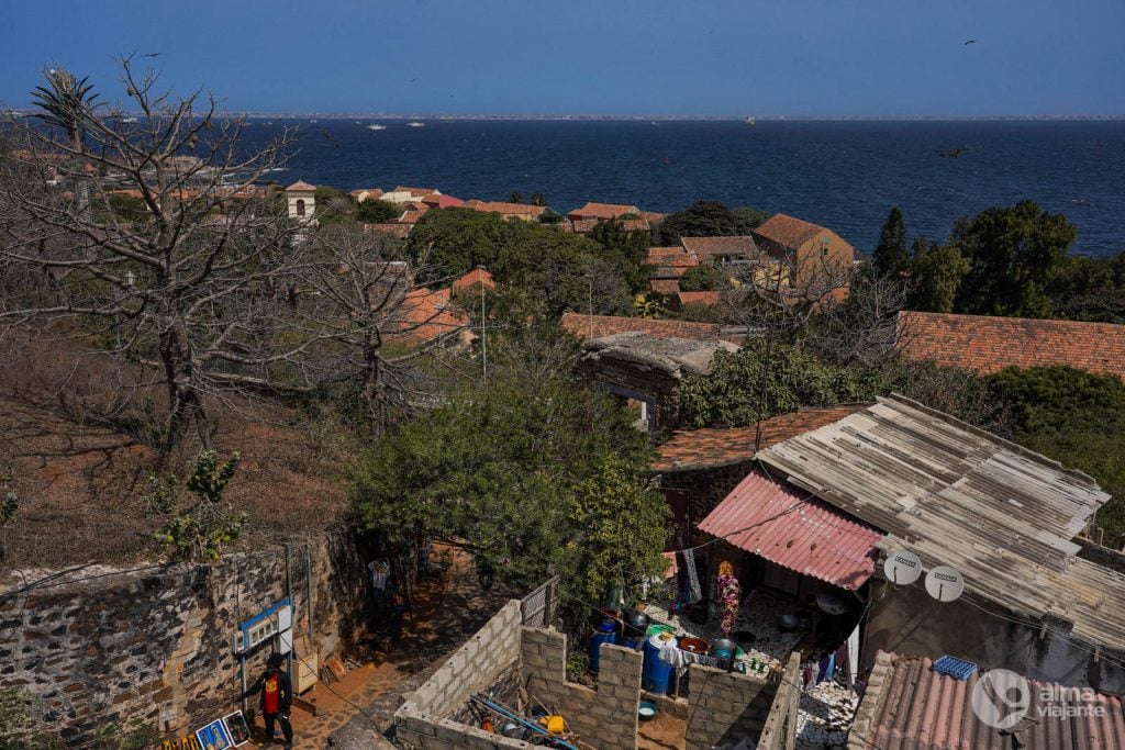 Vista da ilha de Gorée